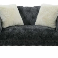 Deals ๐ฅ Emerald Home Hutton II Tufted Loveseat, Gray Loveseats ๐ 11 Emerald Home Hutton II Tufted Loveseat, Gray Loveseats