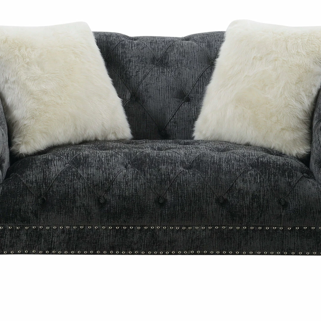 Deals ๐ฅ Emerald Home Hutton II Tufted Loveseat, Gray Loveseats ๐ 5 Emerald Home Hutton II Tufted Loveseat, Gray Loveseats