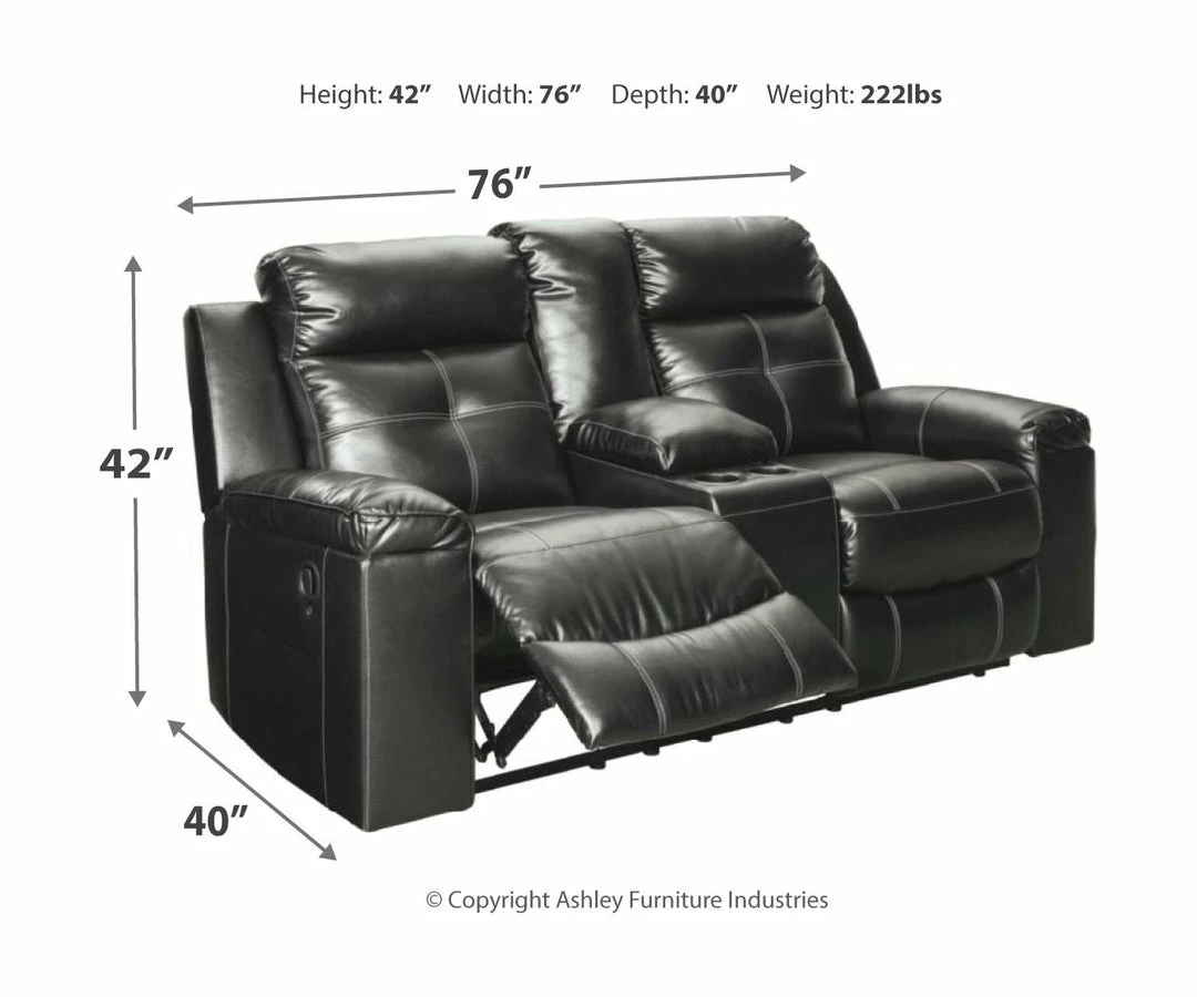 Brand new 🤩 Signature Design By Ashley® Kempten - Patterned - Reclining Sofa, Double Reclining Loveseat With Console, Rocker Recliner Reclining Furniture 🤩 6 Signature Design By Ashley® Kempten - Patterned - Reclining Sofa, Double Reclining Loveseat With Console, Rocker Recliner Reclining Furniture