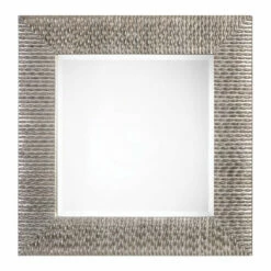 Accessories Uttermost Cressida Distressed Silver Square Mirror