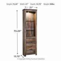 Ashley Furniture Trinell - Brown - Pier - 2-drawers