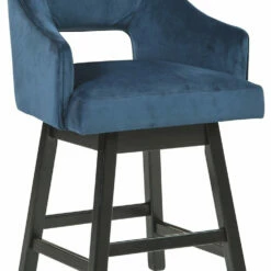 Ashley Furniture Stools Tallenger - Dark Ultimate Best In Class UPH Swivel Barstool (2/CN)