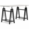 Ashley Furniture Bayflynn - White/black - Adjustable Height Desk