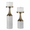 Top 10 🔥 Table Decor Uttermost Castiel Marble Candleholders, Set/2 😀 2 Table Decor Uttermost Castiel Marble Candleholders, Set/2