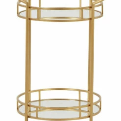 Ashley Furniture Bars & Bar Carts Wynora - Gold - Bar Cart