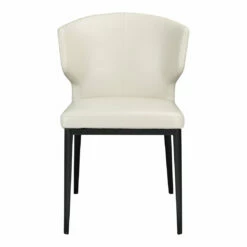 Moe's Home Collection Chairs Delaney Side Chair Beige-m2