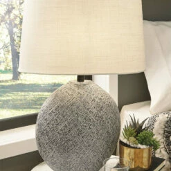 Best Sale 🔥 Ashley Furniture Harif - Beige - Paper Table Lamp (1/cn) 👏 7 Ashley Furniture Harif - Beige - Paper Table Lamp (1/cn)