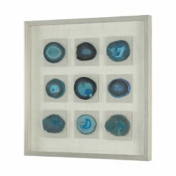 Uttermost Cerulean Blue Stone Shadow Box Accessories