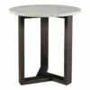 Moe's Home Collection Jinxx Side Table Charcoal Grey Tables