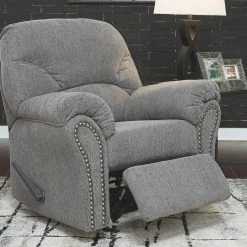 Ashley Furniture Allmaxx - Pewter - Rocker Recliner