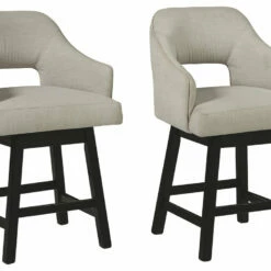 Ashley Furniture Stools Tallenger - Dark Ultimate Best In Class UPH Swivel Barstool (2/CN)