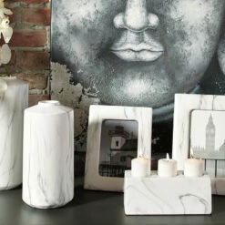 Ashley Furniture Table Decor Diogo - White - Accessory Set (5/cn)