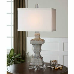 Accessories Uttermost San Marcello Blue Glaze Lamp