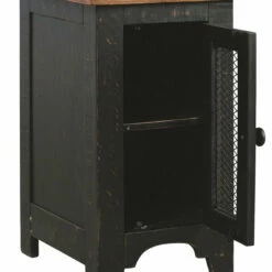 Ashley Furniture Valebeck - Black/brown - Chair Side End Table
