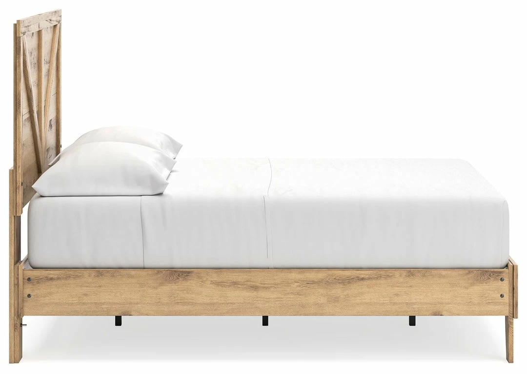 Cheap 🔥 Signature Design By Ashley® Larstin - Crossbuck Panel Platform Bed ⭐ 5 Signature Design By Ashley® Larstin - Crossbuck Panel Platform Bed