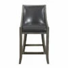Uttermost Elowen Leather Counter Stool Stools