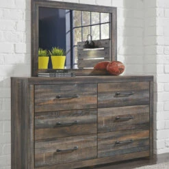 Ashley Furniture Dressers Drystan - Multi - Dresser, Mirror