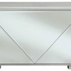 Ashley Furniture Fanmory - Silver Finish - Rectangular Cocktail Table