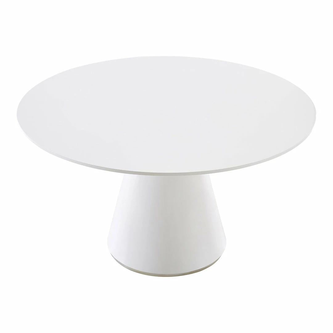 Promo 🥰 Moe's Home Collection Otago Dining Table 54in Round White Tables 😍 7 Moe's Home Collection Otago Dining Table 54in Round White Tables