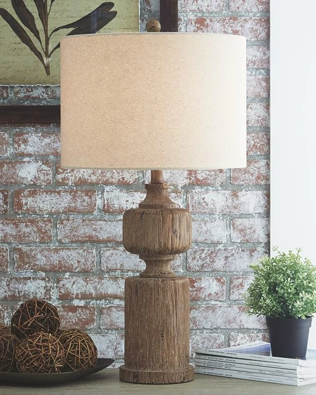 Best Pirce 🤩 Ashley Furniture Accessories Madelief - Brown - Poly Table Lamp (1/cn) 😍 4 Ashley Furniture Accessories Madelief - Brown - Poly Table Lamp (1/cn)
