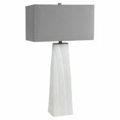 Accessories Uttermost Sycamore White Table Lamp