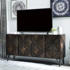 Ashley Furniture Chasinfield - Dark Brown - Extra Large Tv Stand