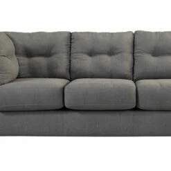 Benchcraft® Living Room Sets Maier - Charcoal - 3 Pc - Left Arm Facing Sofa 2 Pc Sectional, Ottoman