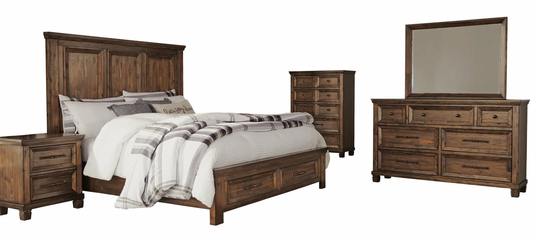 Promo 🥰 Ashley Furniture Royard - Warm Ultimate Best In Class 👗 Dresser, Mirror 🥰 14 Ashley Furniture Royard - Warm Ultimate Best In Class Dresser, Mirror