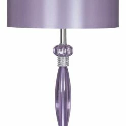 Ashley Furniture Nyssa - Purple - Metal Table Lamp (1/cn) Accessories