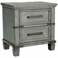 Signature Design By Ashley® Russelyn - Gray - Two Drawer Night Stand
