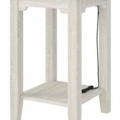 Ashley Furniture Tables Dorrinson - White / Black / Gray - Chair Side End Table