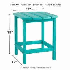 Ashley Furniture Tables Sundown Treasure - Cottage - Rectangular End Table