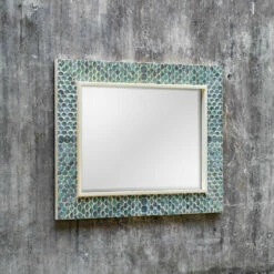 Uttermost Makaria Coastal Blue Mirror