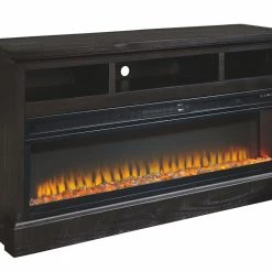 Ashley Furniture Entertainment - Black - Wide Fireplace Insert Fireplace Inserts