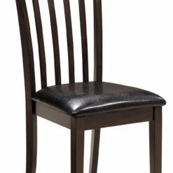 Ashley Furniture Hammis - Dark Brown - Dining Uph Side Chair (2/cn) Chairs