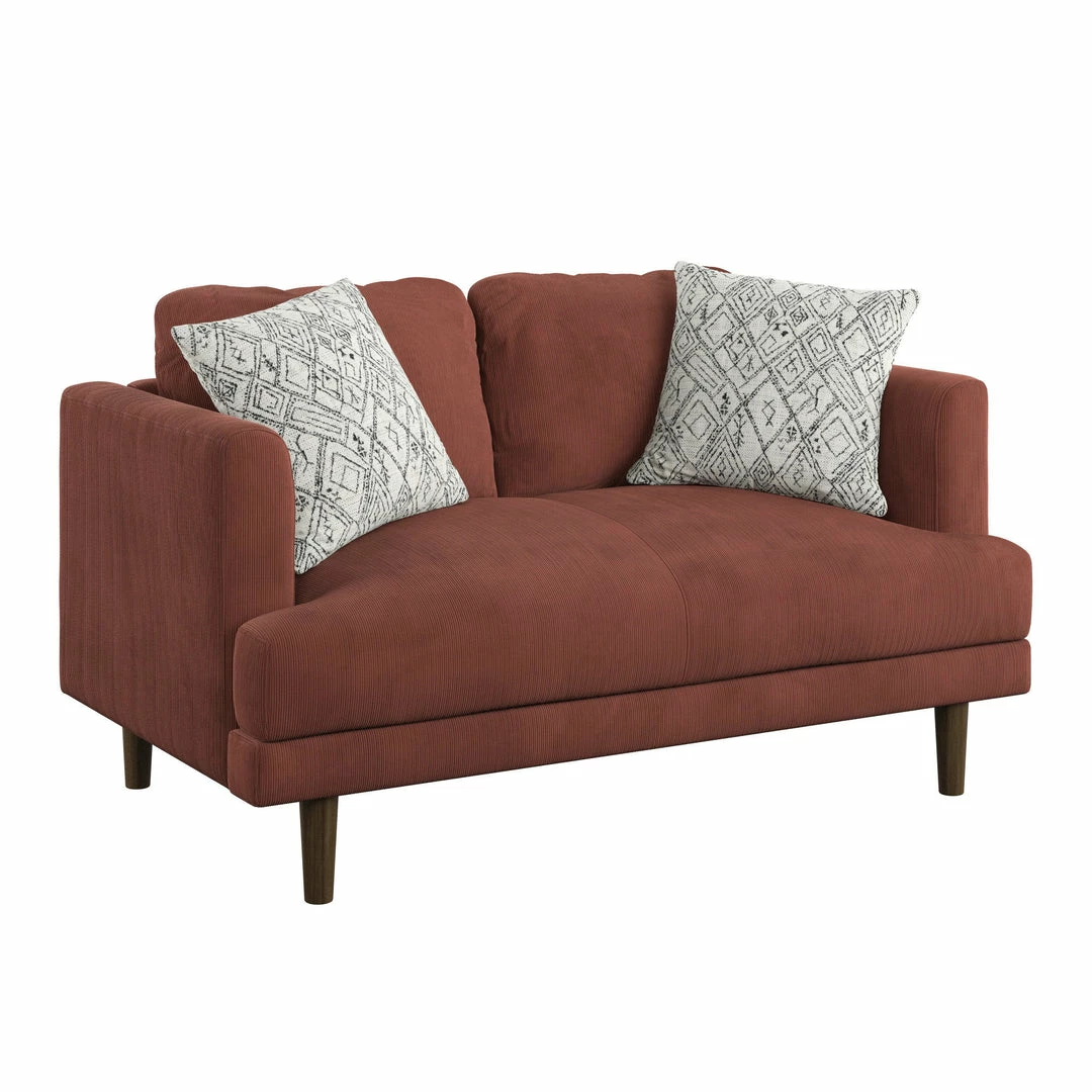 Brand new 🧨 Emerald Home Juno Loveseat Paprika Loveseats 🤩 9 Emerald Home Juno Loveseat Paprika Loveseats