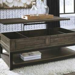 Budget 🛒 Ashley Furniture Johurst - Grayish Brown - Lift Top Cocktail Table 💯 14 Ashley Furniture Johurst - Grayish Brown - Lift Top Cocktail Table