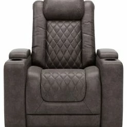 Ashley Furniture Hyllmont - Gray - Pwr Recliner/adj Headrest Reclining Furniture