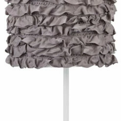 Ashley Furniture Accessories Mirette - Gray/white - Metal Table Lamp (1/cn)