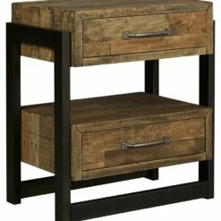 Ashley Furniture Nightstands Sommerford - Brown - Two Drawer Night Stand