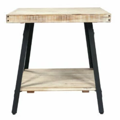 Emerald Home Tables Chandler End Table, Whitewash