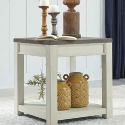 Buy 💯 Ashley Furniture Bolanburg - Brown/white - Square End Table 😍 9 Ashley Furniture Bolanburg - Brown/white - Square End Table