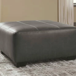Ashley Furniture Aberton - Gray - Oversized Accent Ottoman Ottomans