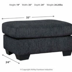 Ashley Furniture Wixon - Slate - Ottoman