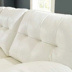 Signature Design By Ashley® Donlen - White - Left Arm Facing Sofa 2 Pc Sectional Sectionals