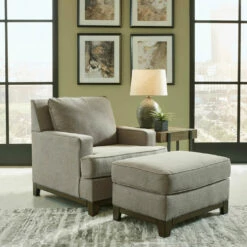 Signature Design By Ashley® Kaywood - Granite - 2 Pc. - Chair, Ottoman Chair & Ottoman Sets