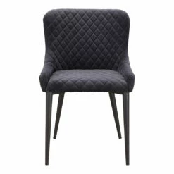 Moe's Home Collection Etta Dining Chair Dark Grey Chairs