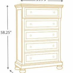 Signature Design By Ashley® Flynnter - Ultimate Best In Class Dresser, Mirror, Panel Bed Bedroom Sets