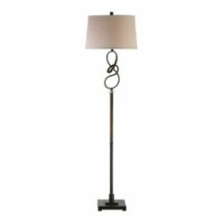 Accessories Uttermost Tenley Twisted Bronze Floor Lamp
