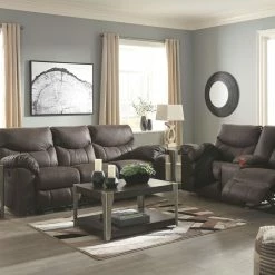 Ashley Furniture Boxberg - Double Stuffed Armrests - Power Reclining Loveseats Reclining Furniture